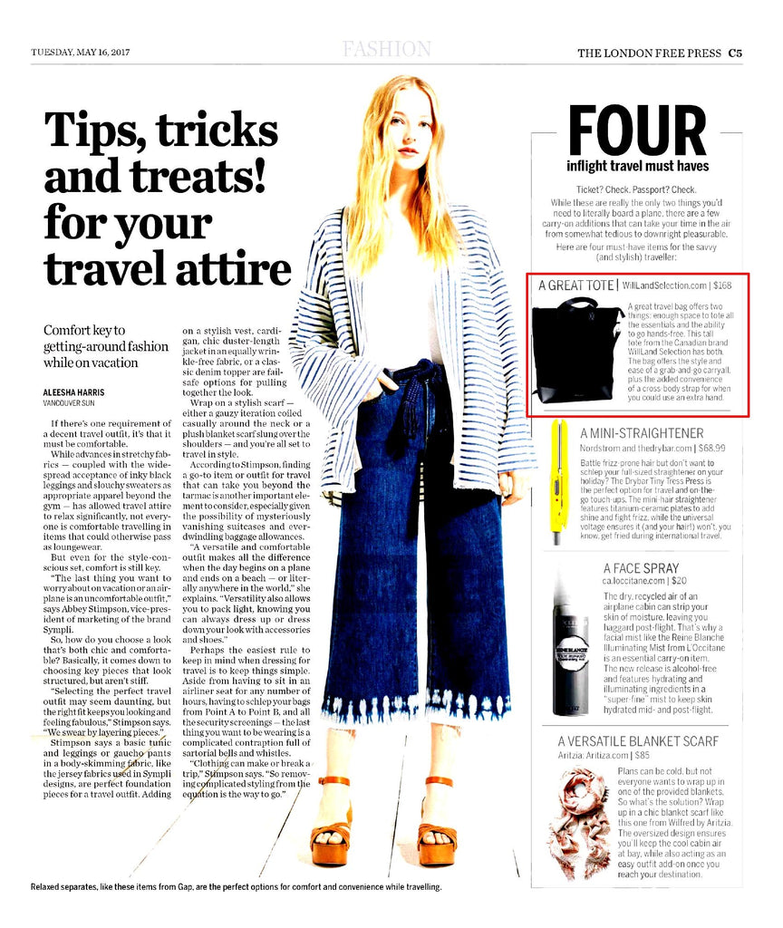 The London Free Press - Tips, tricks and treats! for your travel attire